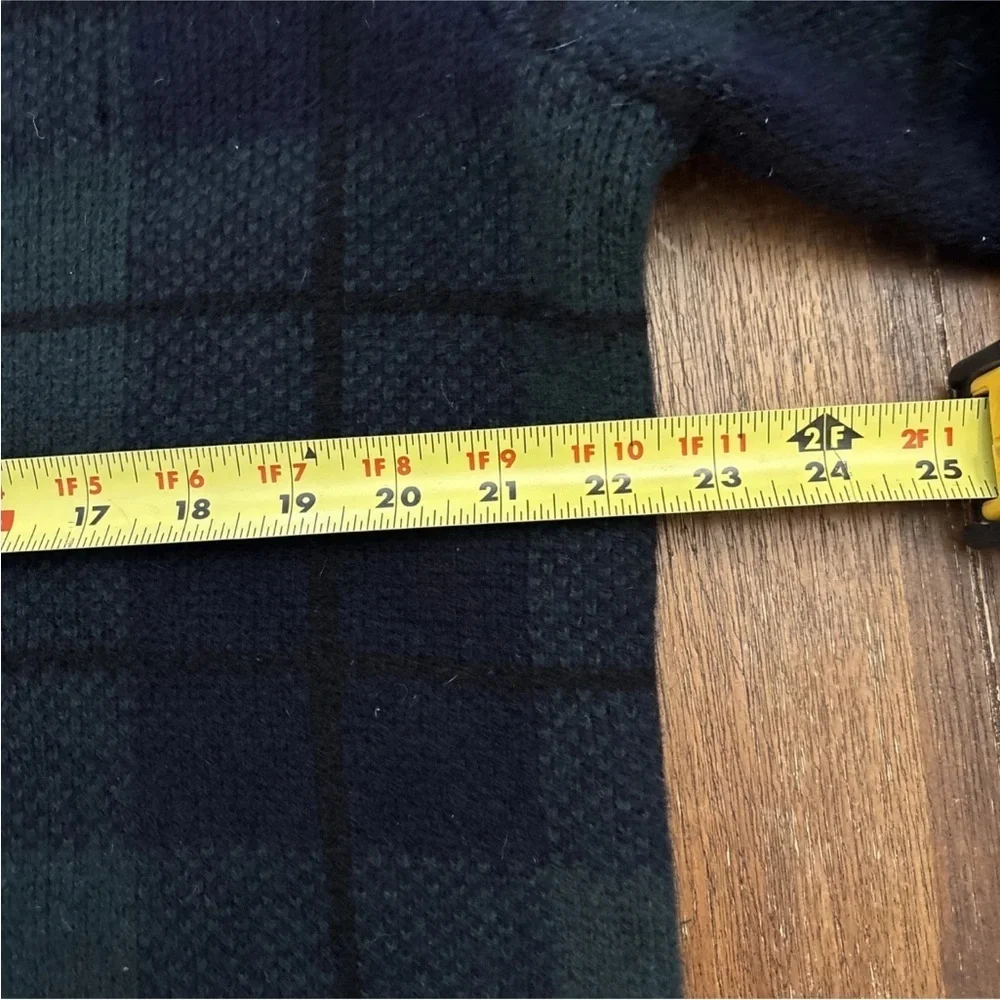 Vintage Polo Ralph Lauren Mens Sweater Large* Lambswool Plaid Preppy Golf 90s